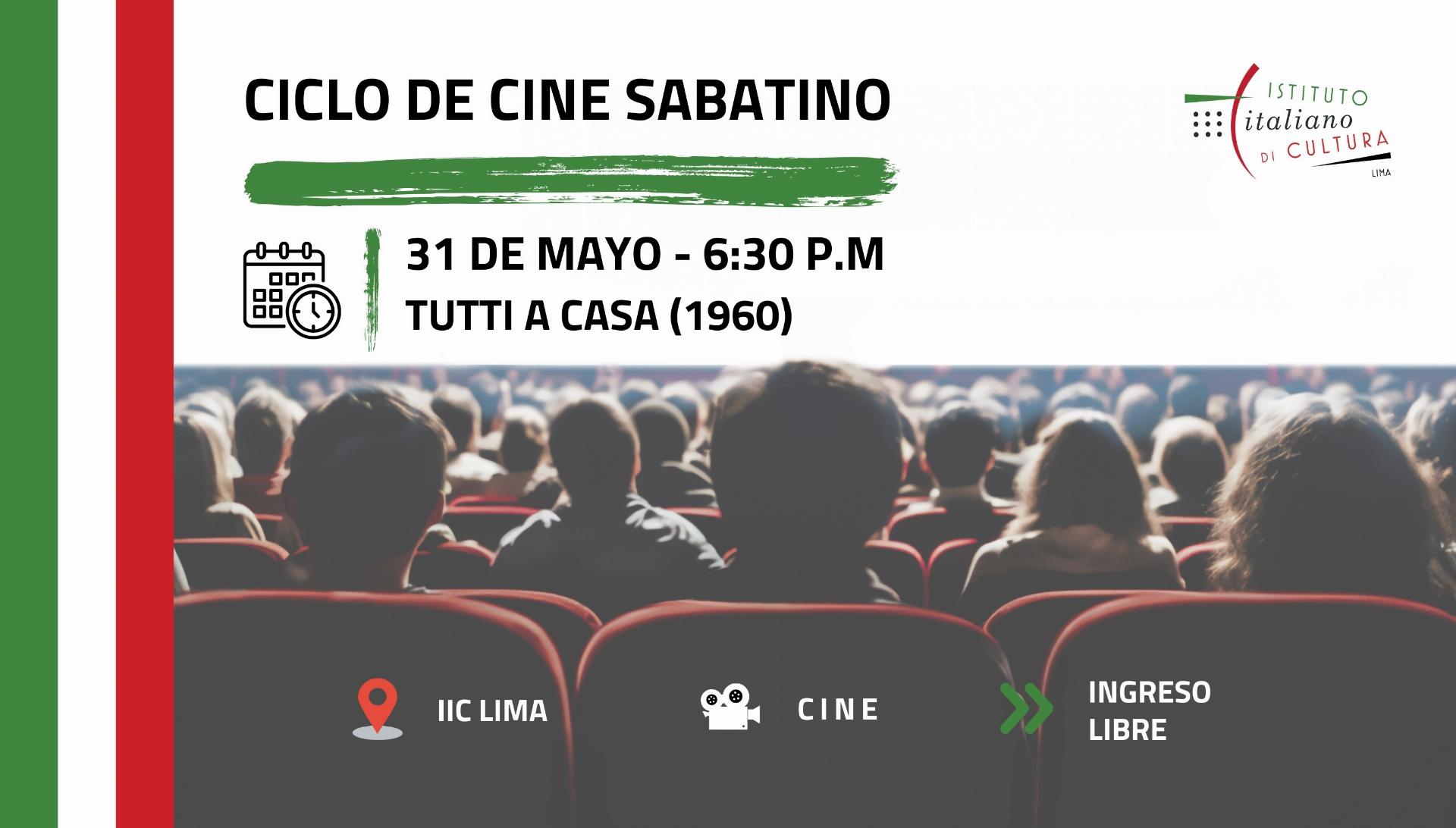 Ciclo de Cine sabatino WEB 31 mayo